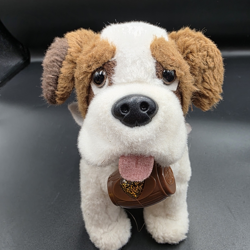 ELF ON THE SHELF Brown and White Plush Stuffed Animal Dog